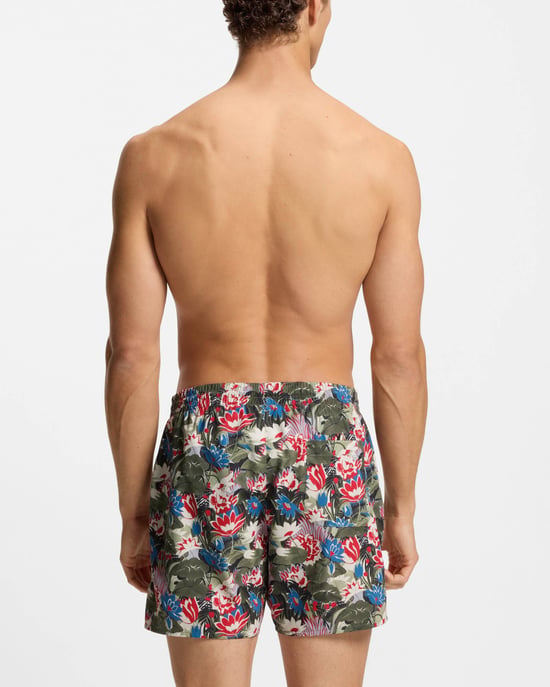 Piranha Swim Shorts in Dark Green - Image 3