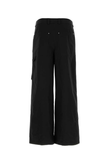 Black Cotton Cargo Pant - Image 2