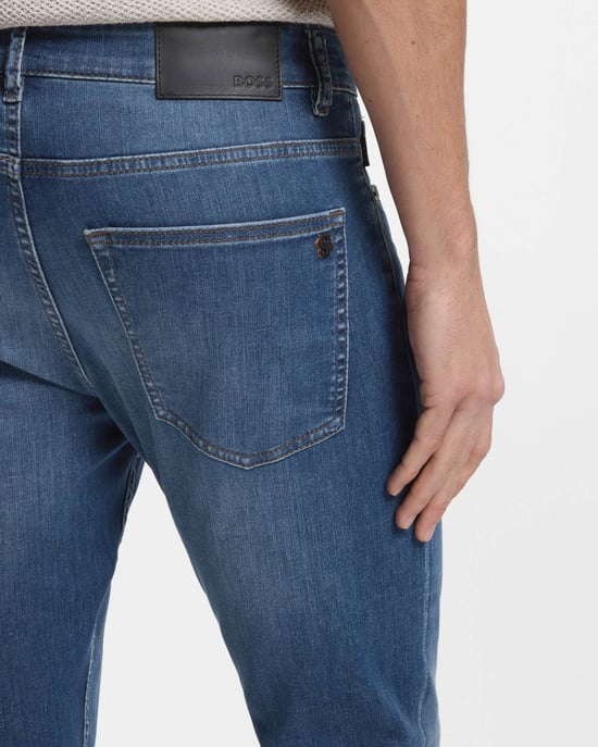 Delaware Slim-Fit Jeans in Blue - Image 4
