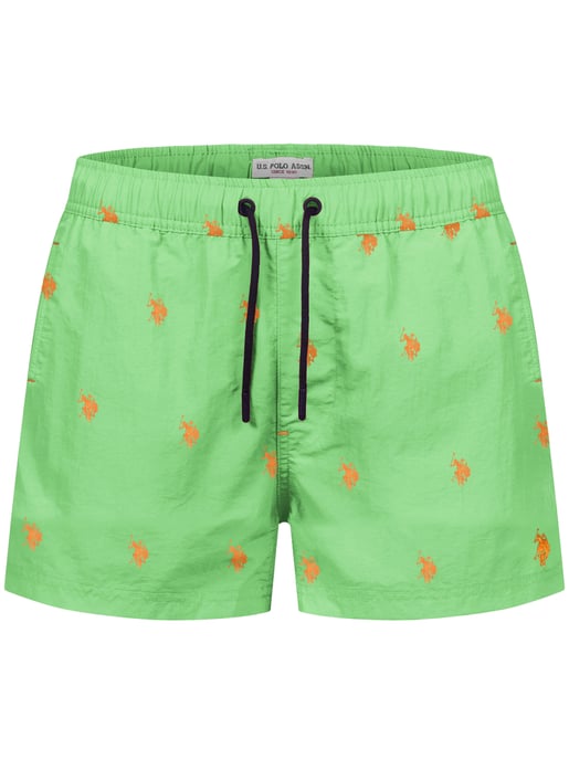 U.S. Polo Assn. heren zwemshort met allover logo design - Image 1