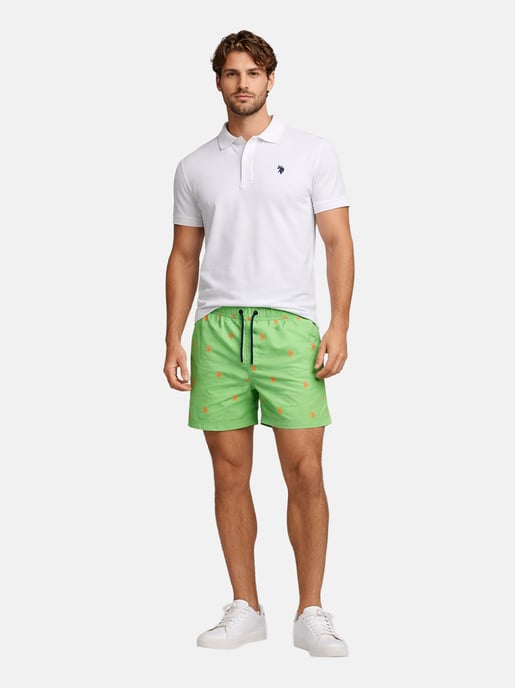 U.S. Polo Assn. heren zwemshort met allover logo design - Image 5