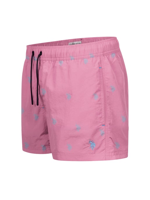 U.S. Polo Assn. heren zwemshort met allover logo design - Image 2