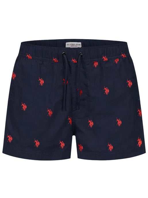U.S. Polo Assn. heren zwemshort met allover logo design - Image 1