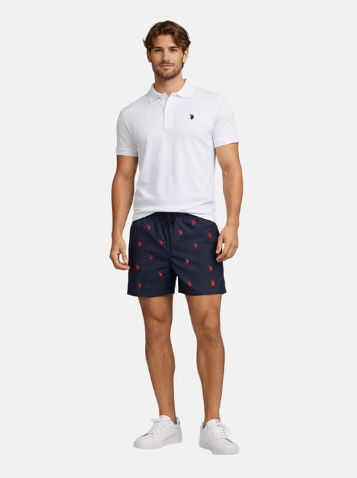 U.S. Polo Assn. heren zwemshort met allover logo design - Image 5
