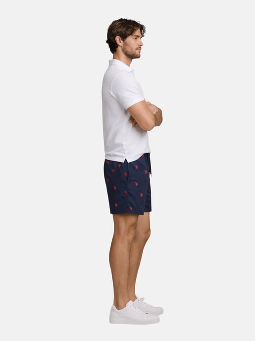 U.S. Polo Assn. heren zwemshort met allover logo design - Image 6