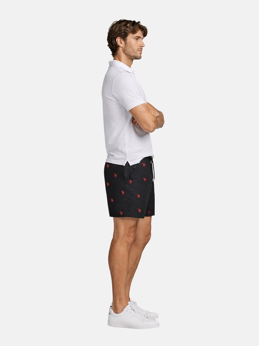 U.S. Polo Assn. heren zwemshort met allover logo design - Image 6