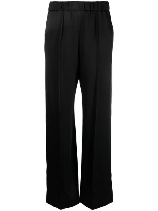 Satin afgewerkte wijde broek - Image 2