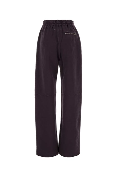 Aubergine Cotton Joggers - Image 1