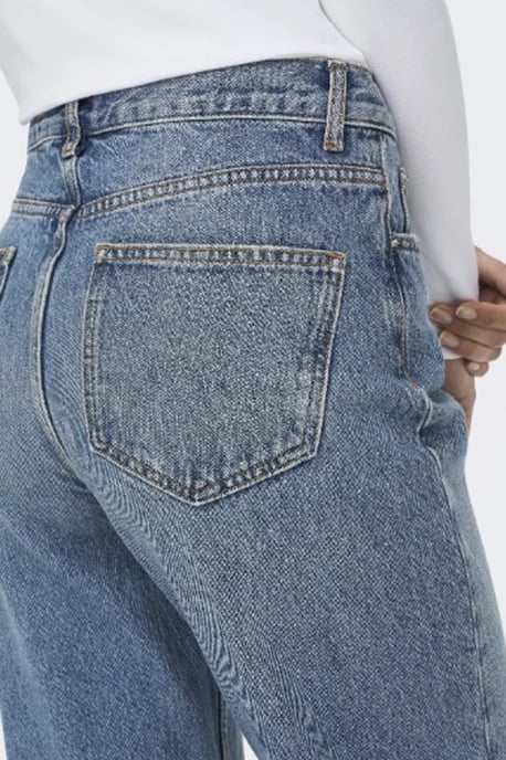 High Waist Straight Leg Jeans - Image 3