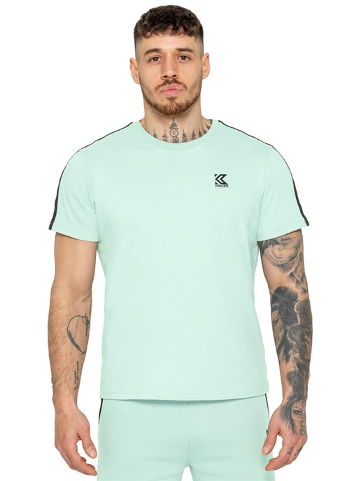 Kruze | Heren trainingspak met tape T-shirt en korte broek - Image 3