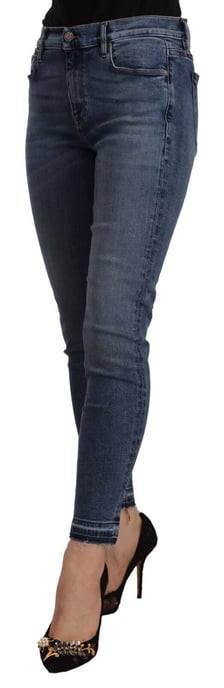 Skinny Jeans met Rauwe Zoom Tot de Enkel - Image 2