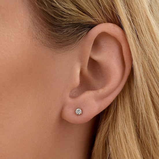 0.50ct, 9k Yellow Gold Lab Grown Diamond Stud Earrings - Image 2