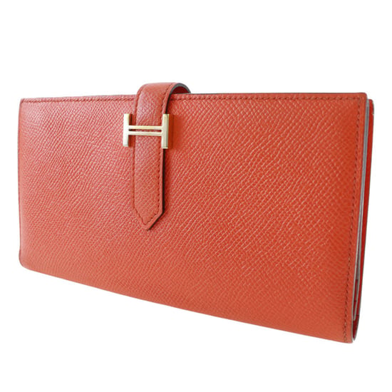 Pre-owned Epsom Bearn Soufflet Wallet - Image 3