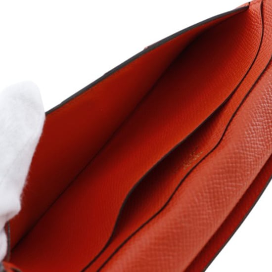 Pre-owned Epsom Bearn Soufflet Wallet - Image 6