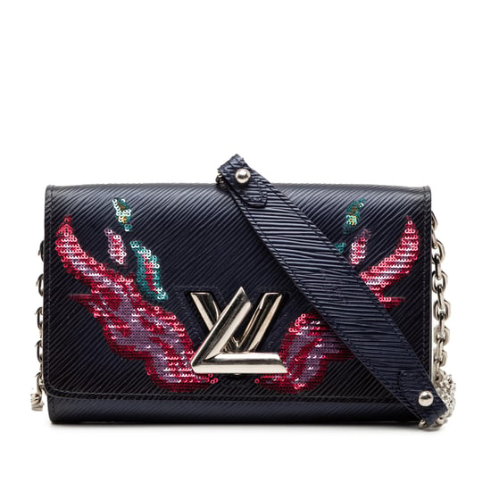 Pre-owned Epi Sequin Flames Twist Chain Wallet - Image 1