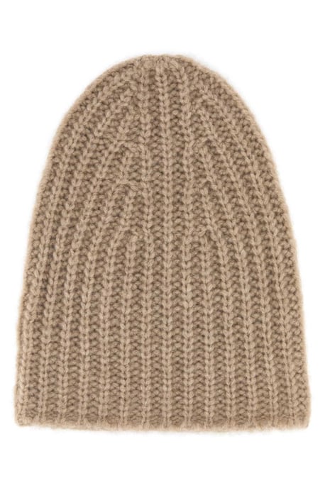Cappuccino Cashmere Beanie-hatt - Image 4