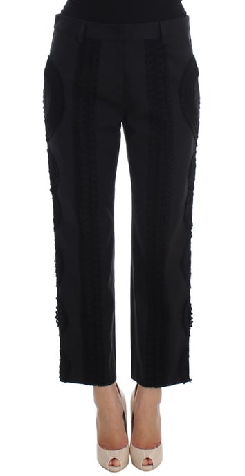 Broek met Kantdetails, Verkorte Stijl - Image 1