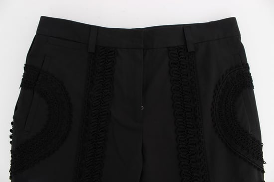 Broek met Kantdetails, Verkorte Stijl - Image 5