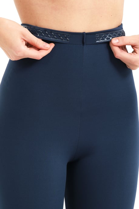 JUSTEVER Högmidjade Bantningsbara Laserskurna Sportleggings Petrol Dam - Active - Image 6