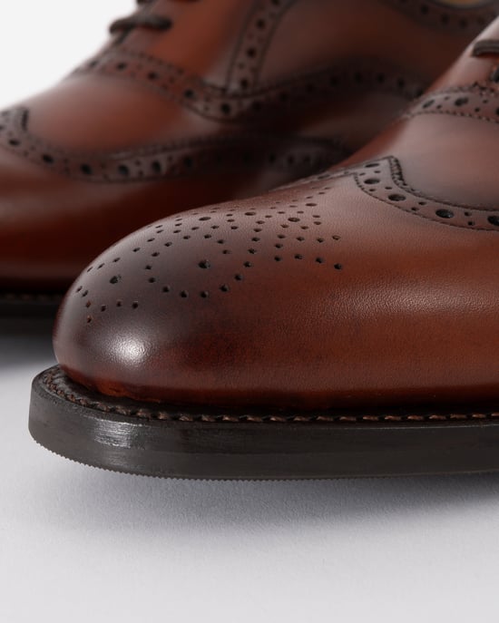 Hunstanton Oxford Shoes in Brown - Image 2