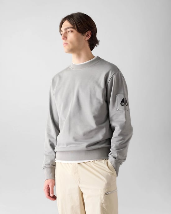 Hartsfield Crew Neck Sweatshirt in Grey - Image 2