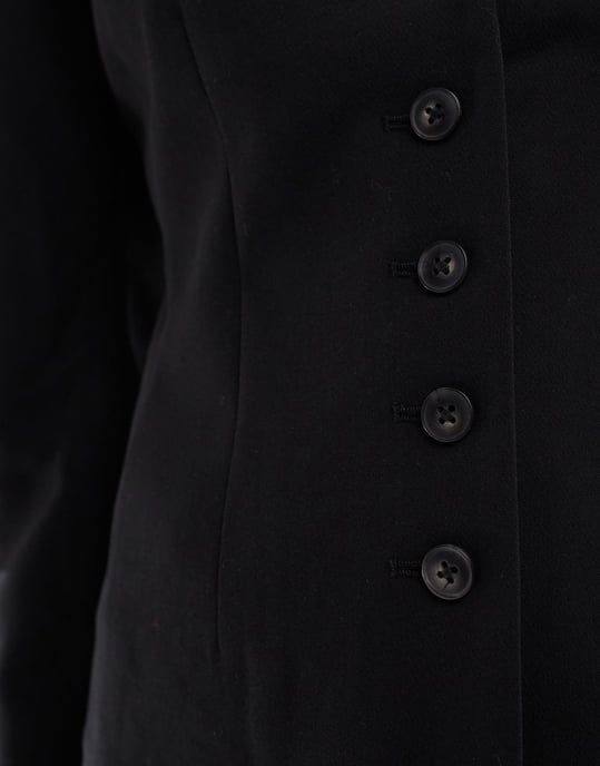 AWARE waisted blazer in black - Image 3