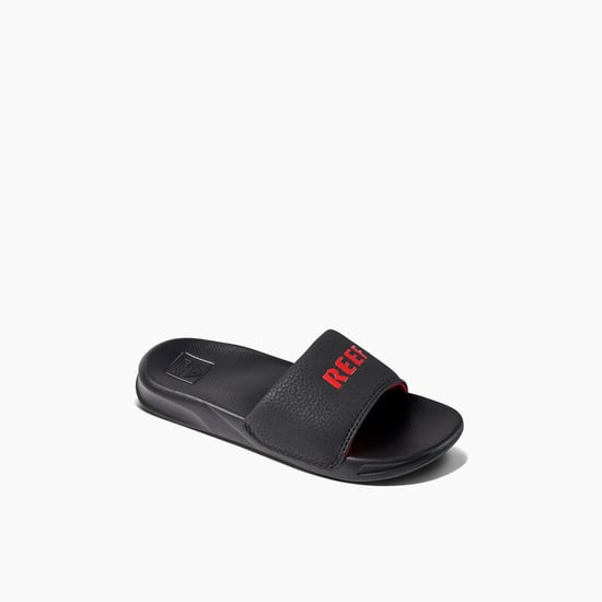 Reef Kids One Slide Reef Black/Red - Image 3