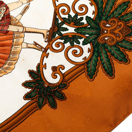 Pre-owned Joies D Hiver Silk Scarf - Image 5