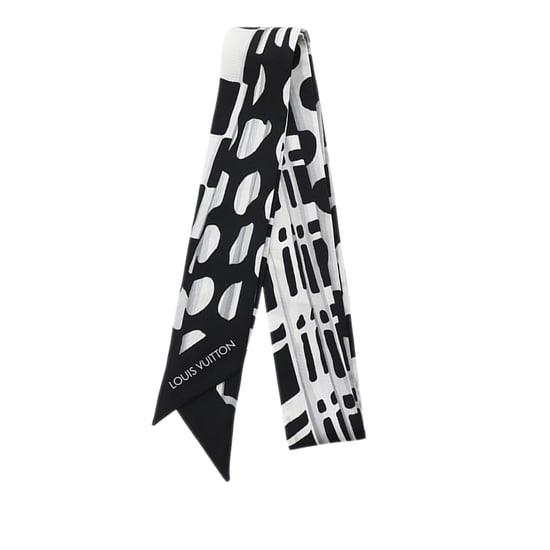 Pre-owned Printed Bandeau Silk Scarf - Image 1