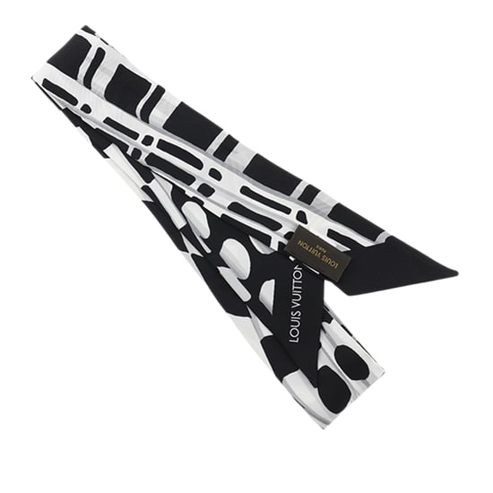 Pre-owned Printed Bandeau Silk Scarf - Image 2