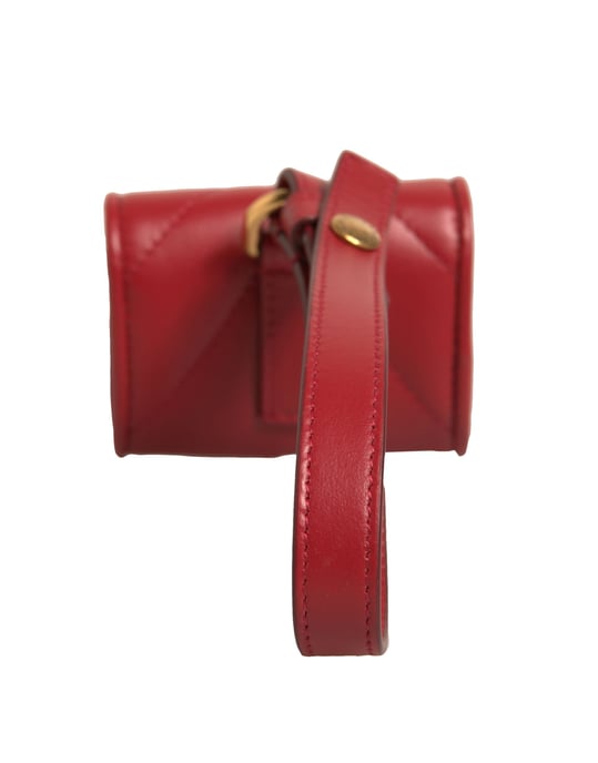 Quilted Leather Heart Charm - Image 4