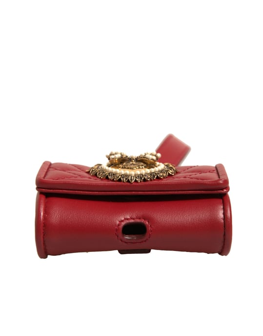 Quilted Leather Heart Charm - Image 6
