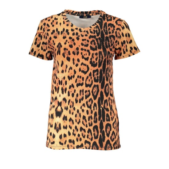 Cavalli Class Arancione Katoenen Dames T-Shirt - Image 1