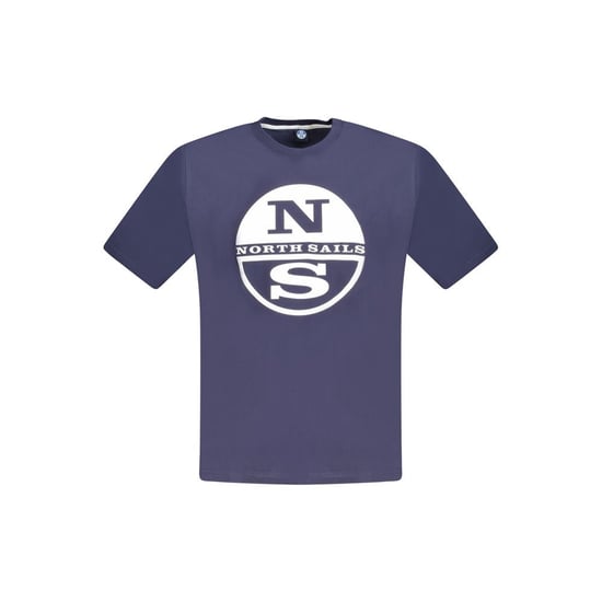 North Sails Blå Bomulls T-shirt för Män - Image 1
