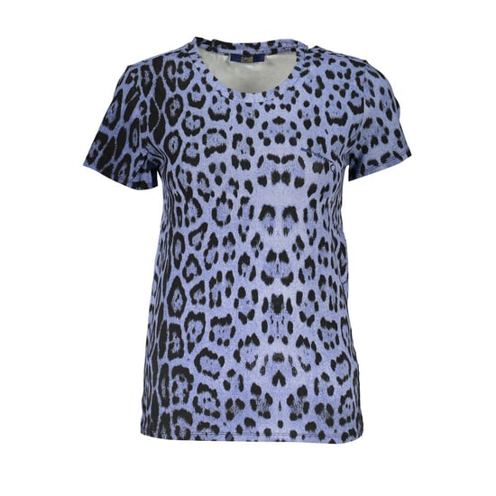 Cavalli Class Azzurro Bomull T-shirt för Kvinnor - Image 1