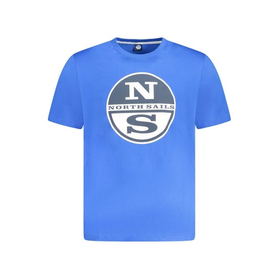 North Sails Blå Bomull T-shirt för Män - Image 1