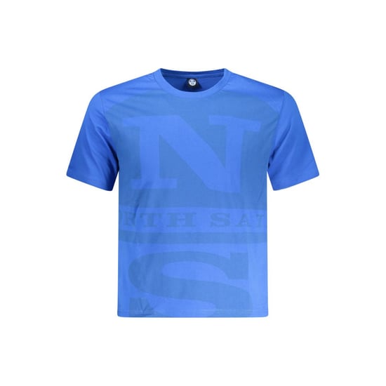 North Sails Blå Bomull T-shirt för Män - Image 2