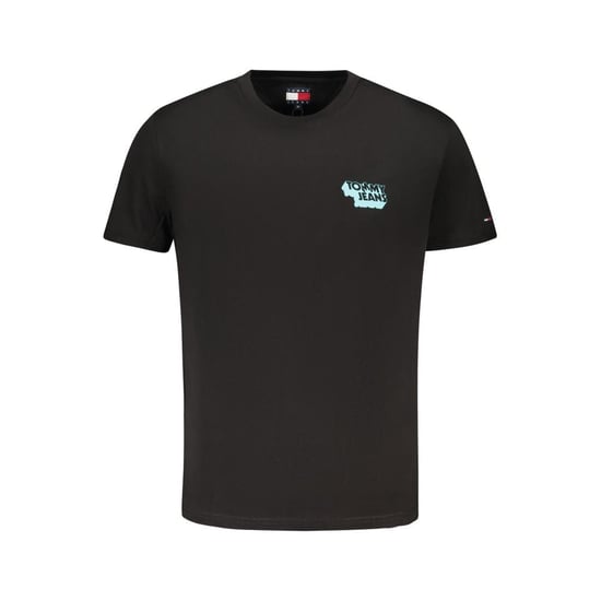 Tommy Hilfiger Black Cotton Men's T-Shirt - Image 1