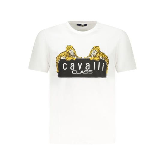 Cavalli Class Witte Katoenen Heren T-Shirt - Image 1
