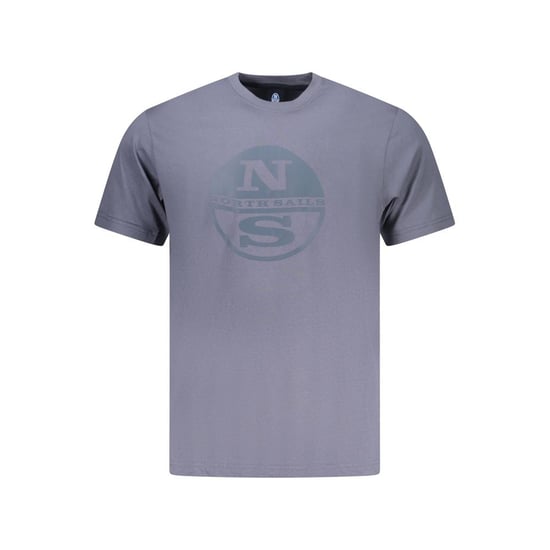North Sails Blå Bomull T-shirt för Män - Image 1