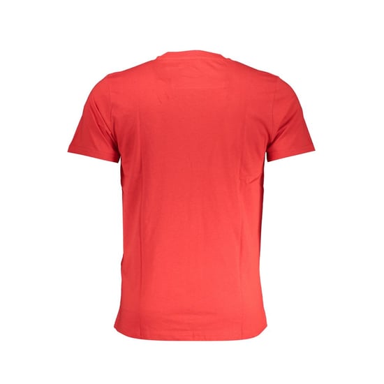 Cavalli Class Röd Bomull T-shirt för Herrar - Image 2