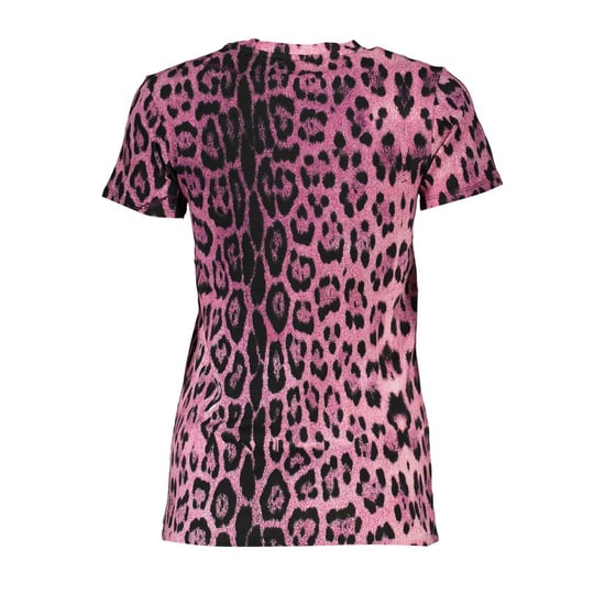 Cavalli Class Rosa Bomull T-shirt för Kvinna - Image 2