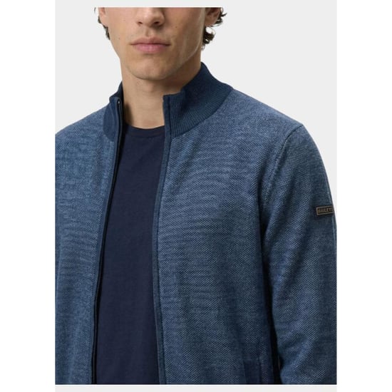 Baileys Vest heren cardigan zip 2-tone jacquard 612050/69 - Image 2
