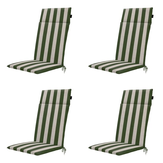 Madison tuintstoelkussen hoge rug amora - 120x50x4cm set van 4 - Image 1
