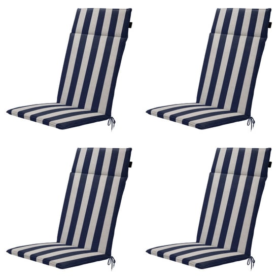 Madison tuintstoelkussen hoge rug amora - 120x50x4cm set van 4 - Image 1