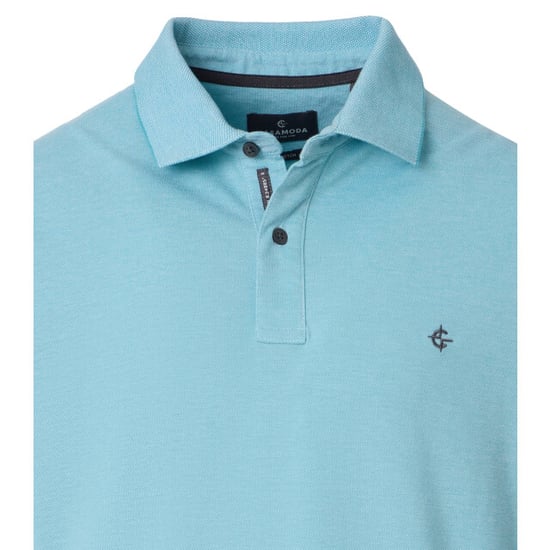 Casamoda Heren polo 004470 397 maui blue - Image 2