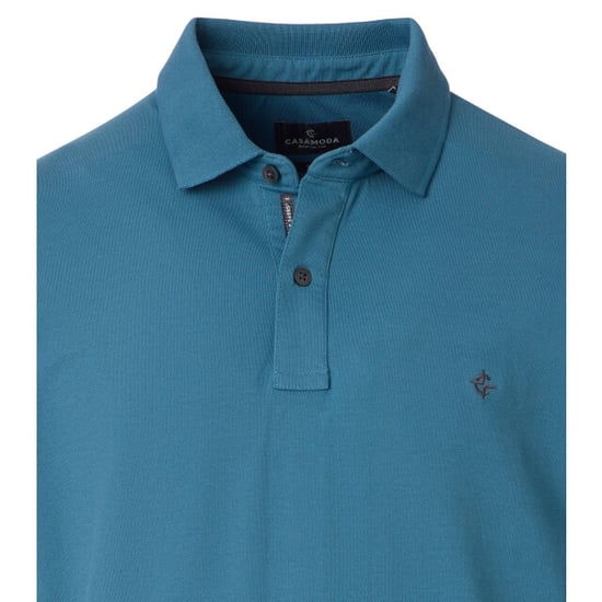 Casamoda Heren polo 004470 185 aegean blue - Image 4