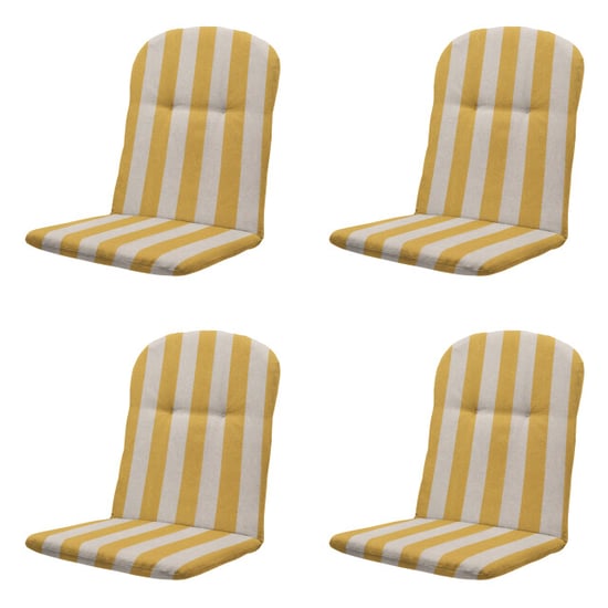 Madison kuipstoelkussen hoge rug amora - 96x45x3,5cm set van 4 - Image 1