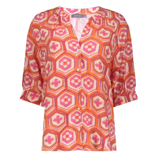 Geisha 63245-20 718 blouse ecru/orange/cassis - Image 1