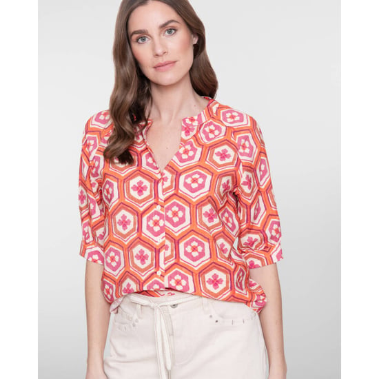 Geisha 63245-20 718 blouse ecru/orange/cassis - Image 2